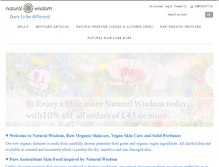 Tablet Screenshot of naturalwisdom.co.uk
